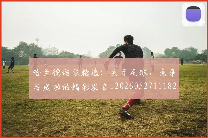 哈兰德语录精选：关于足球、竞争与成功的精彩发言_20260527111822_20260707012928